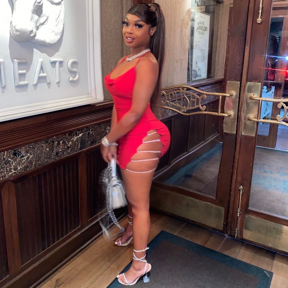 Red dress